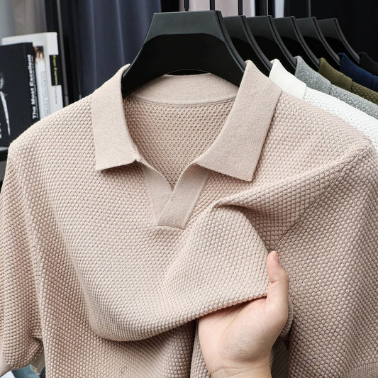 Winslow - Luxe Weave Polo Shirt | By Mason & Reed London