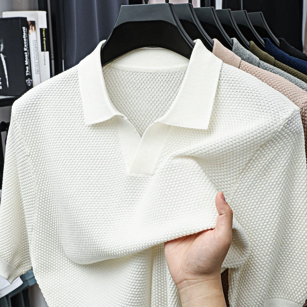 Winslow - Luxe Weave Polo Shirt | By Mason & Reed London