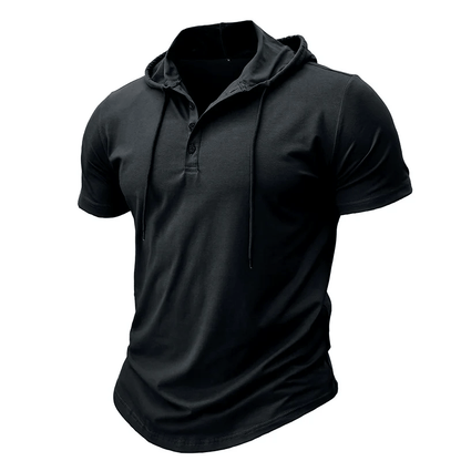 Rhett - Relaxed Fit Henley Hoodie | By Mason & Reed London