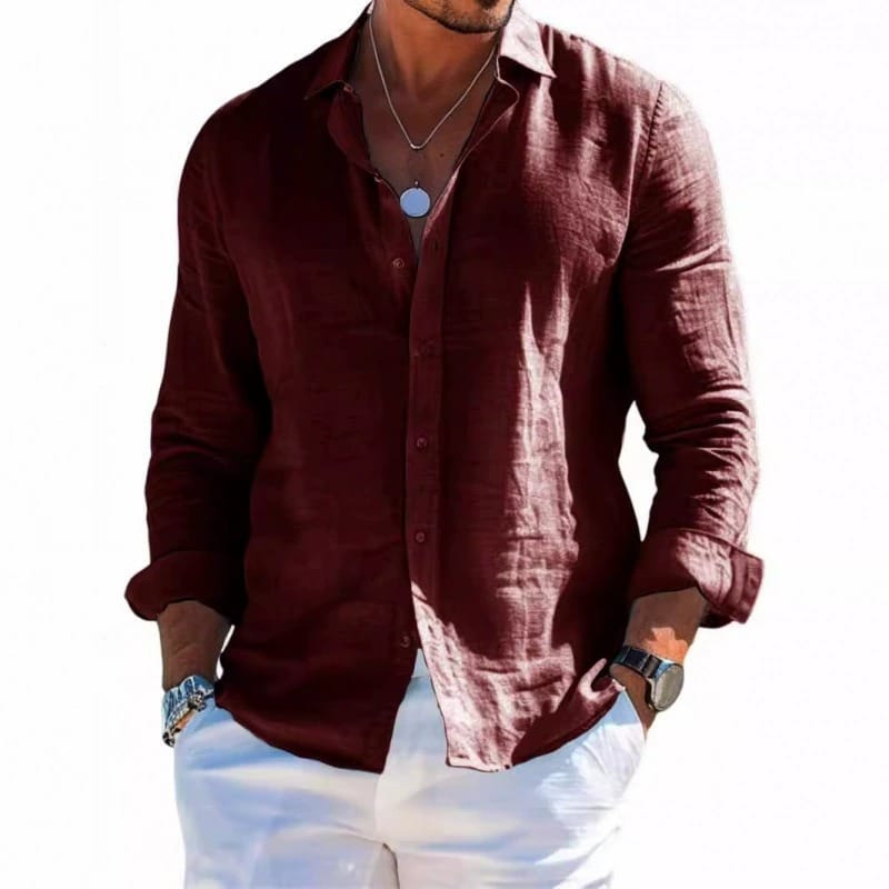 Boone - Relaxed Button-Up Shirt | By Mason & Reed London