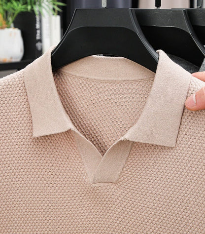 Winslow - Luxe Weave Polo Shirt | By Mason & Reed London