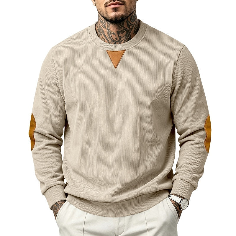 Billy - Textured Colour Block Sweatshirt | By Mason & Reed London