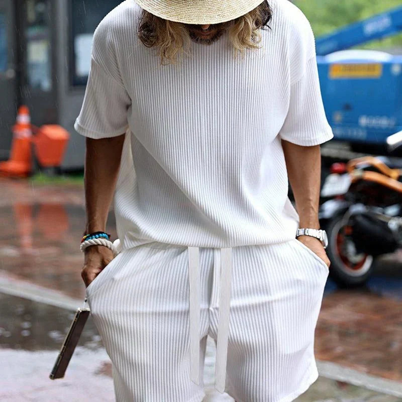 Talin - Relaxed Resort Shirt & Shorts Set | By Mason & Reed London