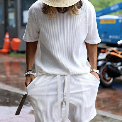 Talin - Relaxed Resort Shirt & Shorts Set | By Mason & Reed London