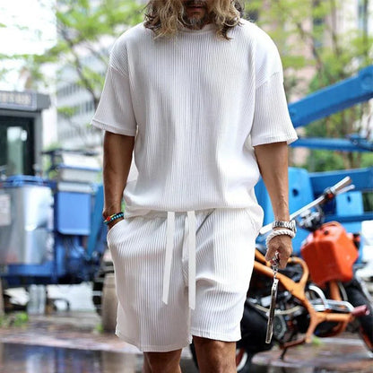 Talin - Relaxed Resort Shirt & Shorts Set | By Mason & Reed London