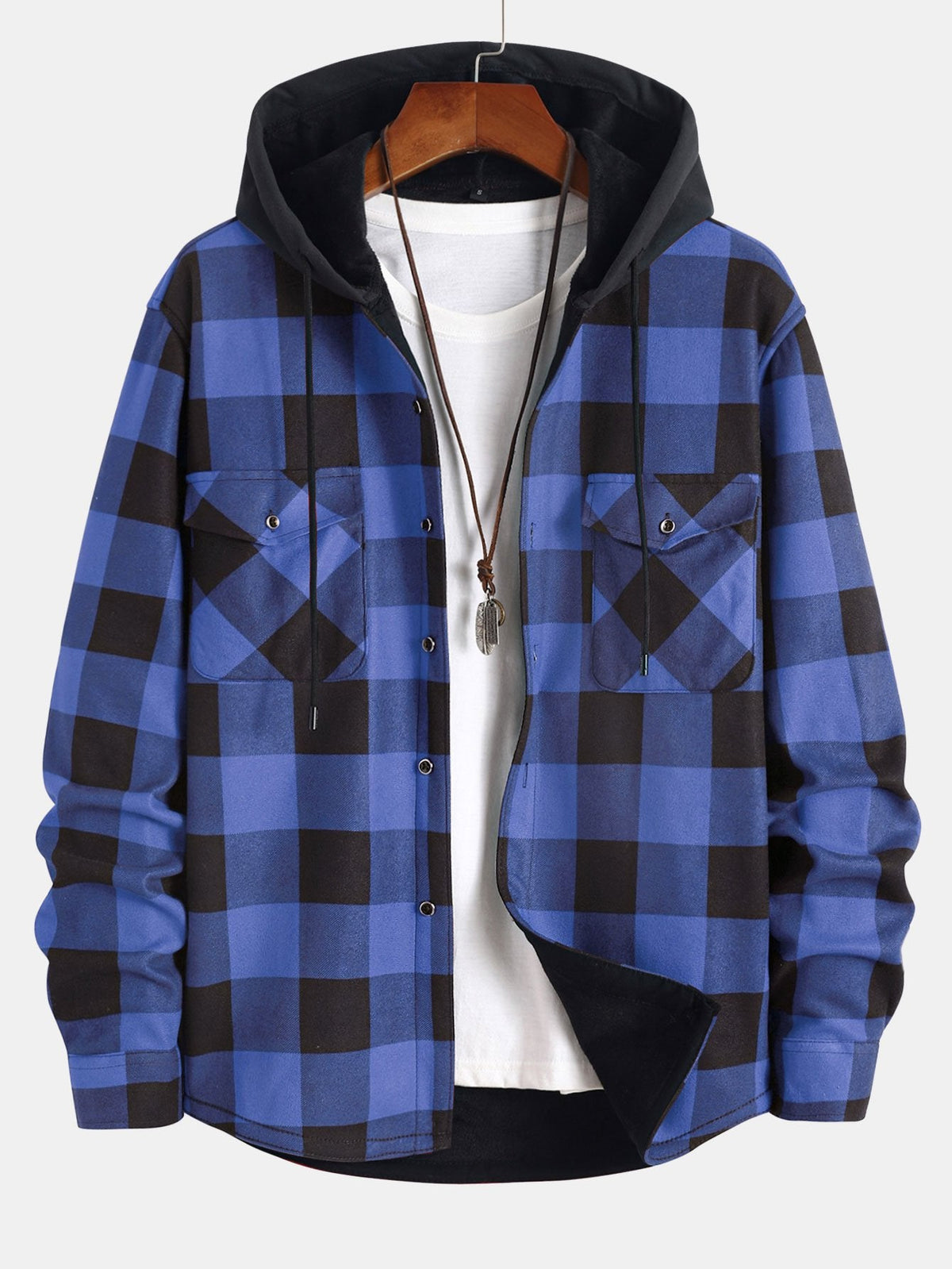 James - Relaxed Hooded Shirt | By Mason & Reed London