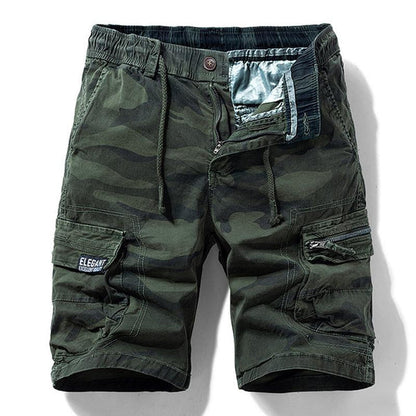Marshall - Retro Camouflage Cargo Shorts | By Mason & Reed London