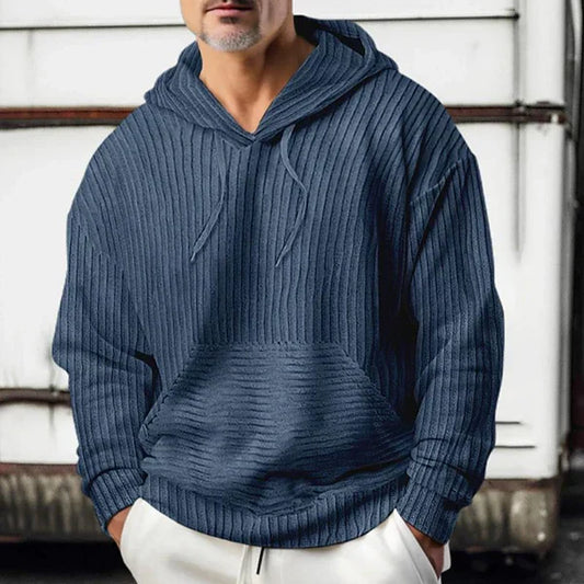 Riven - Heritage Corduroy Pullover Hoodie | By Mason & Reed London