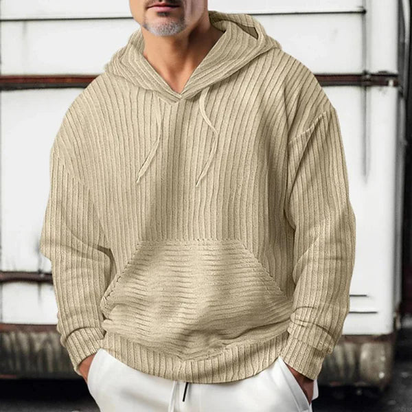 Riven - Heritage Corduroy Pullover Hoodie | By Julian & Claire Toronto