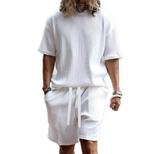 Talin - Relaxed Resort Shirt & Shorts Set | By Mason & Reed London