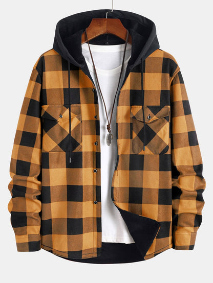 James - Relaxed Hooded Shirt | By Mason & Reed London