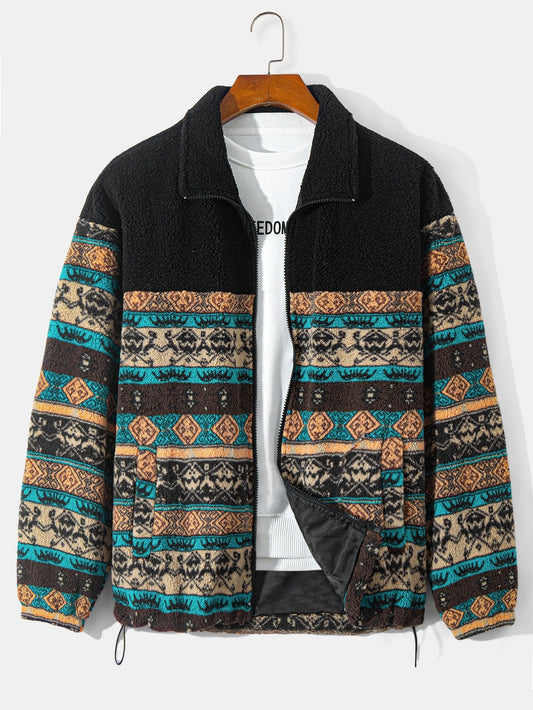 Alexander - Retro Patterned Coat | By Mason & Reed London