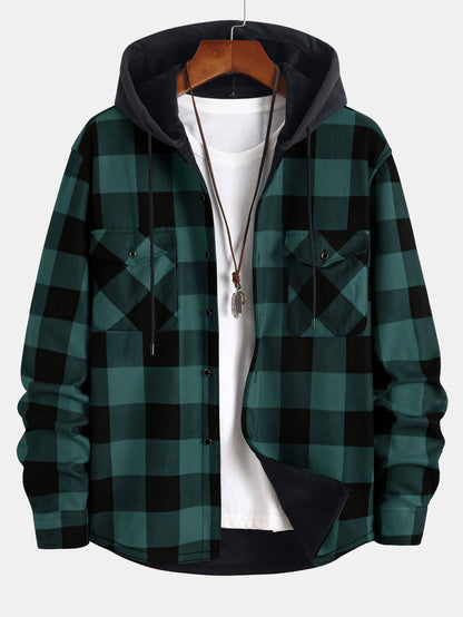 James - Relaxed Hooded Shirt | By Mason & Reed London