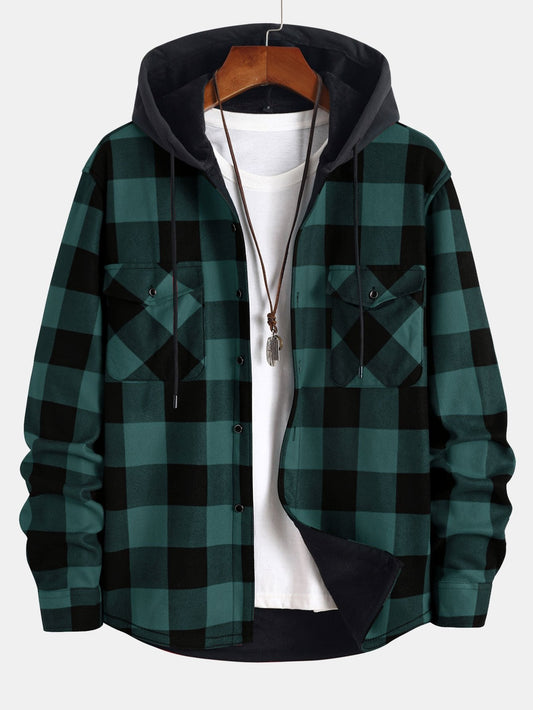 James - Relaxed Hooded Shirt | By Mason & Reed London
