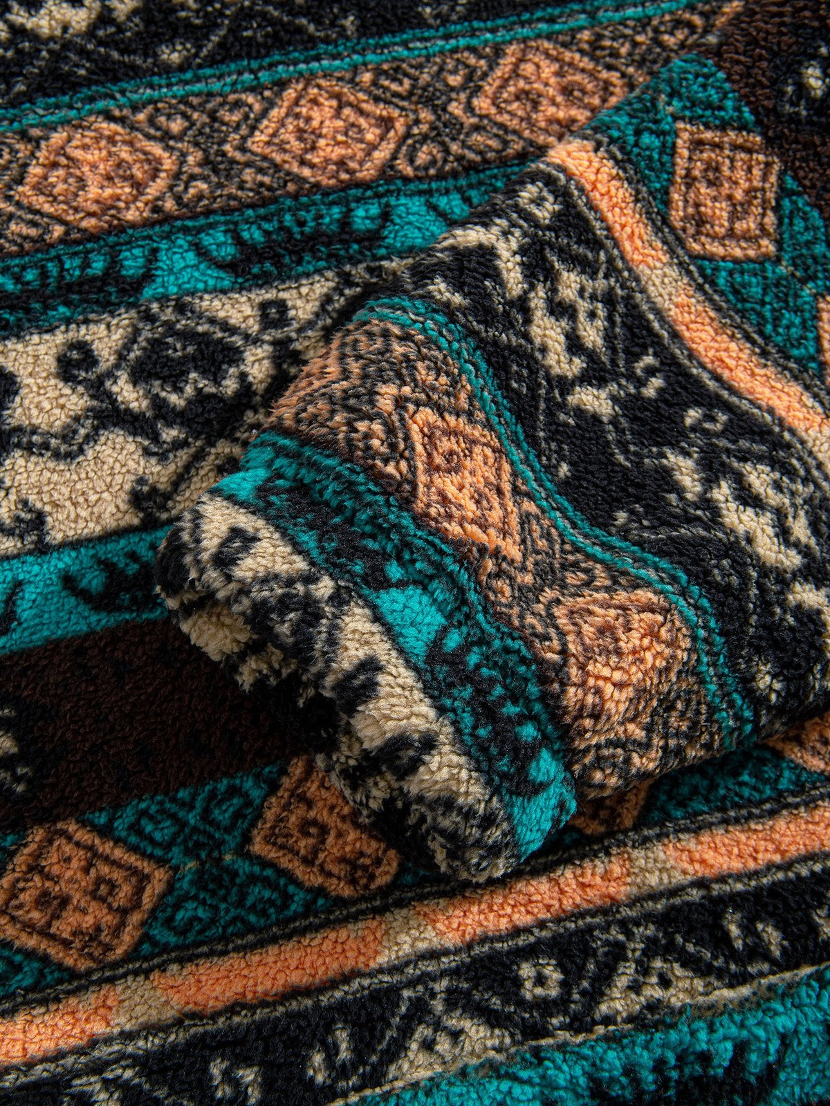 Edgar - Ethnic Geometric Hooded Pullover | By Mason & Reed London