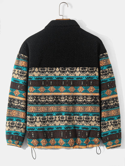 Alexander - Retro Patterned Coat | By Mason & Reed London