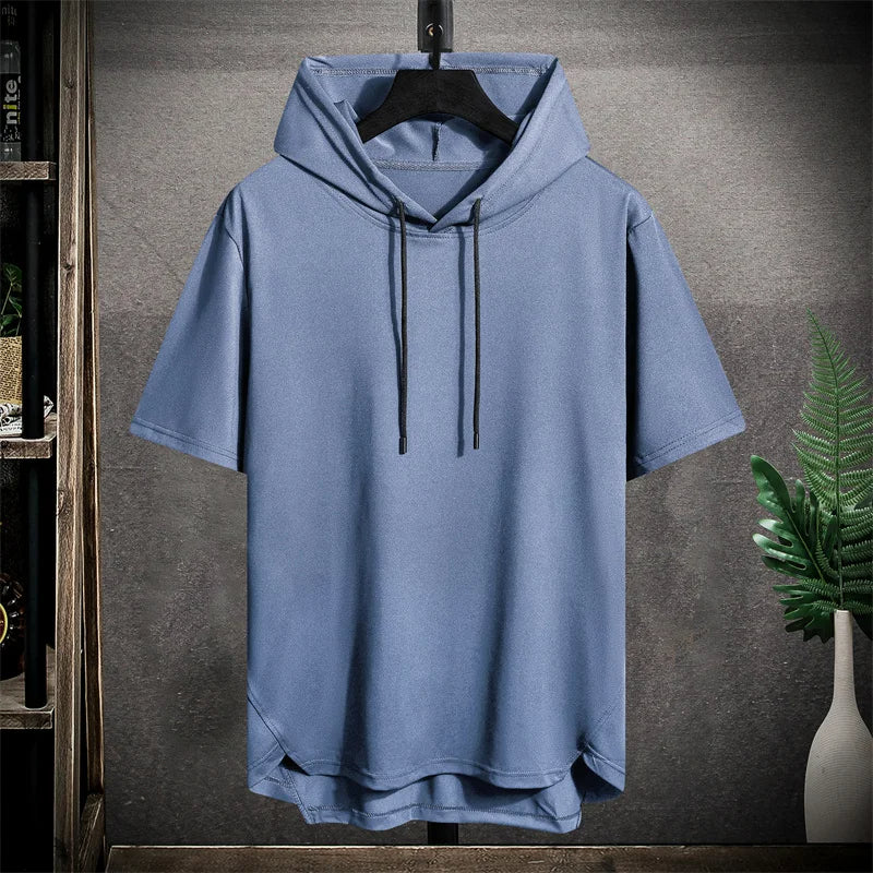 Bradley - Relaxed Fit Athletic Hooded Tee | By Mason & Reed London