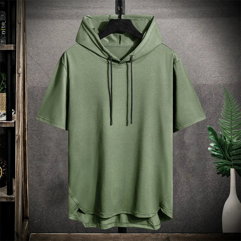 Bradley - Relaxed Fit Athletic Hooded Tee | By Mason & Reed London