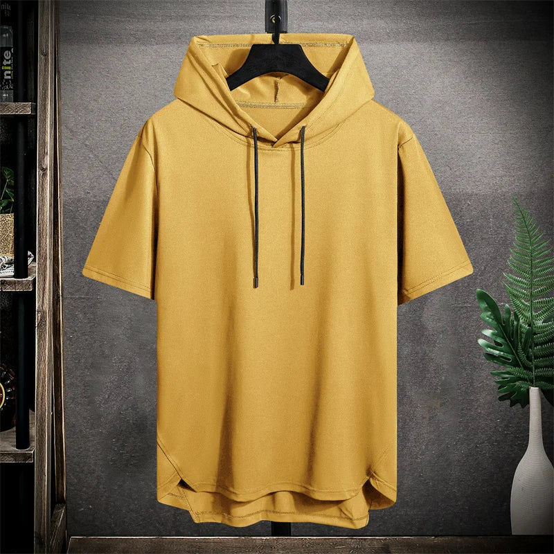 Bradley - Relaxed Fit Athletic Hooded Tee | By Mason & Reed London