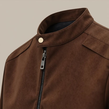 James - Suede-Leather Jacket | By Mason & Reed London