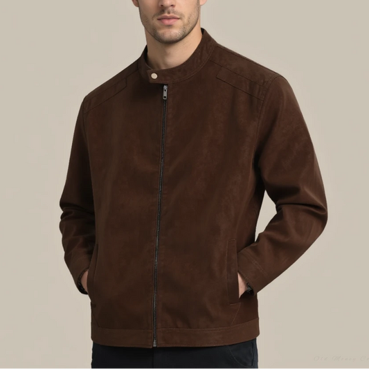 James - Suede-Leather Jacket | By Mason & Reed London
