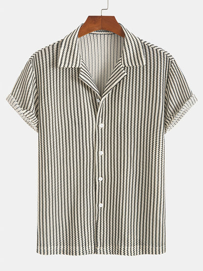 Tatum - Refined Striped Button-Up Shirt | By Mason & Reed London
