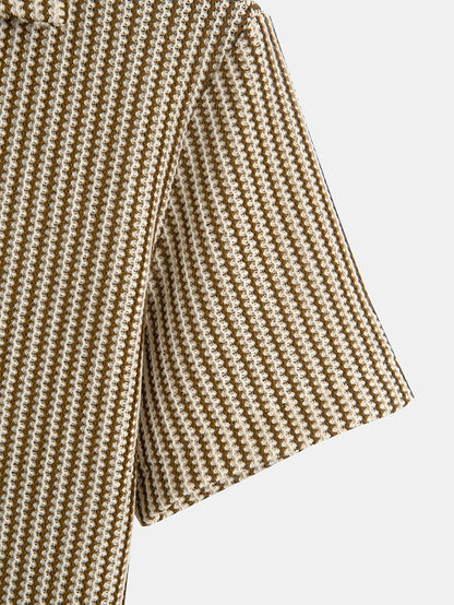 Tatum - Refined Striped Button-Up Shirt | By Mason & Reed London