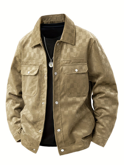 Xavi - Timeless Check Pattern Jacket | By Mason & Reed London