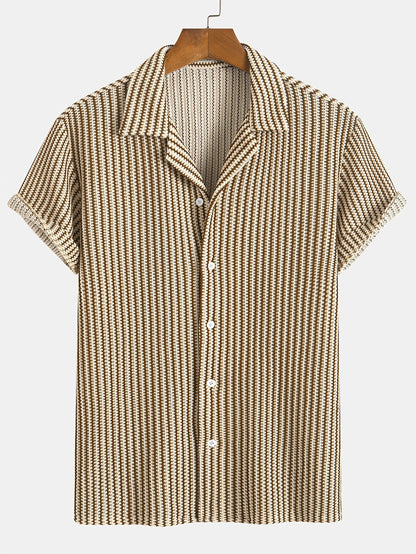 Tatum - Refined Striped Button-Up Shirt | By Mason & Reed London
