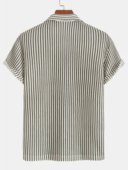 Tatum - Refined Striped Button-Up Shirt | By Mason & Reed London