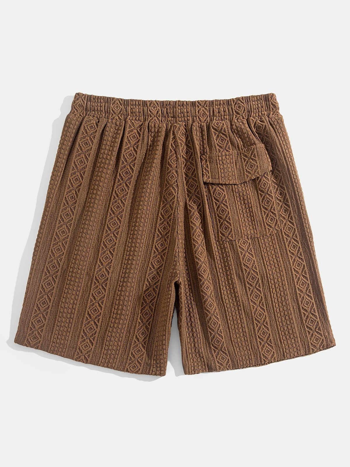 Brock - Diamond Knit Lounge Shorts | By Mason & Reed London