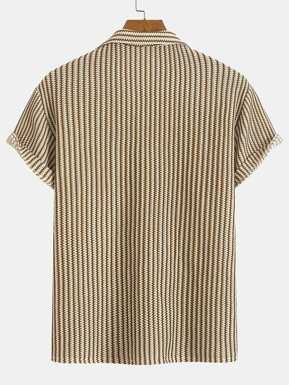 Tatum - Refined Striped Button-Up Shirt | By Mason & Reed London