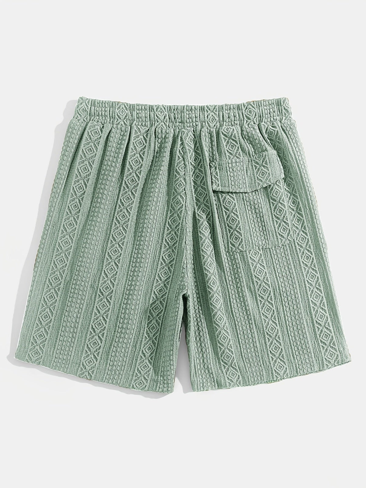 Brock - Diamond Knit Lounge Shorts | By Mason & Reed London