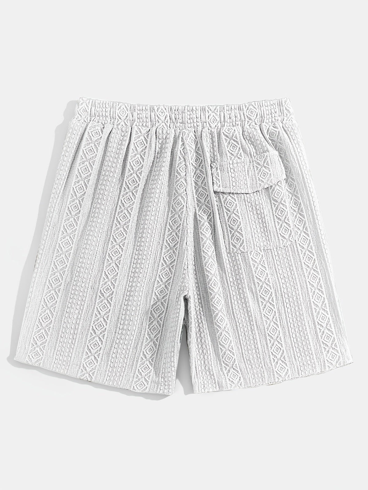 Brock - Diamond Knit Lounge Shorts | By Mason & Reed London