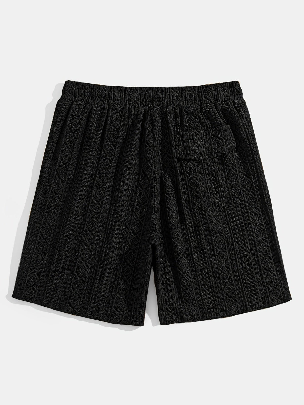 Brock - Diamond Knit Lounge Shorts | By Mason & Reed London