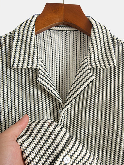 Tatum - Refined Striped Button-Up Shirt | By Mason & Reed London