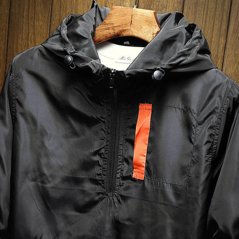 Walden - Color Block Half-Zip Windbreaker | By Mason & Reed London