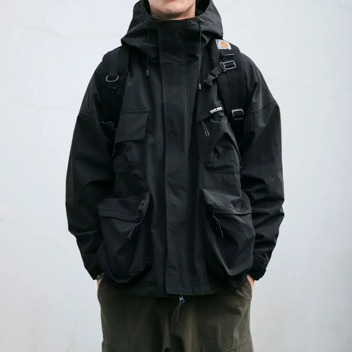 Ward -  Multi-Pocket Hooded Windbreaker Jacket | By Mason & Reed London