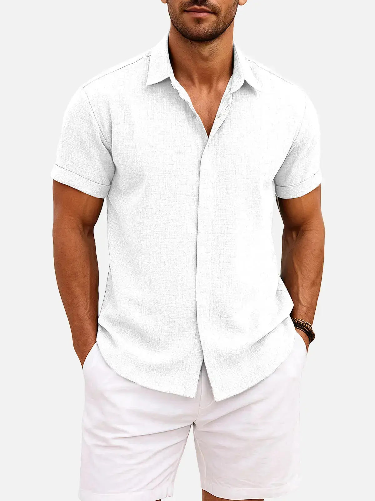 Walt -  Button-Down Short Sleeve Shirt | By Mason & Reed London