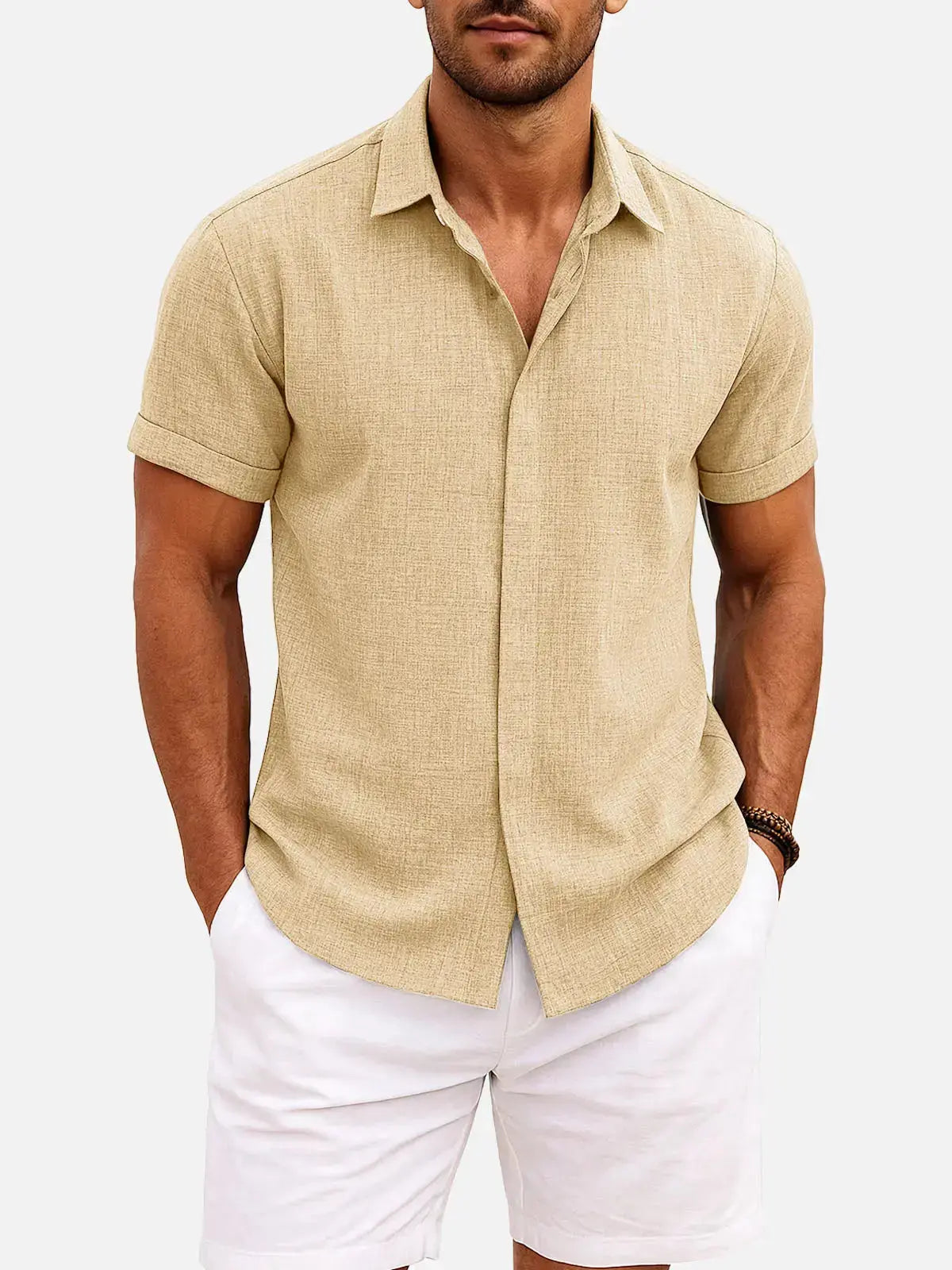 Walt -  Button-Down Short Sleeve Shirt | By Mason & Reed London