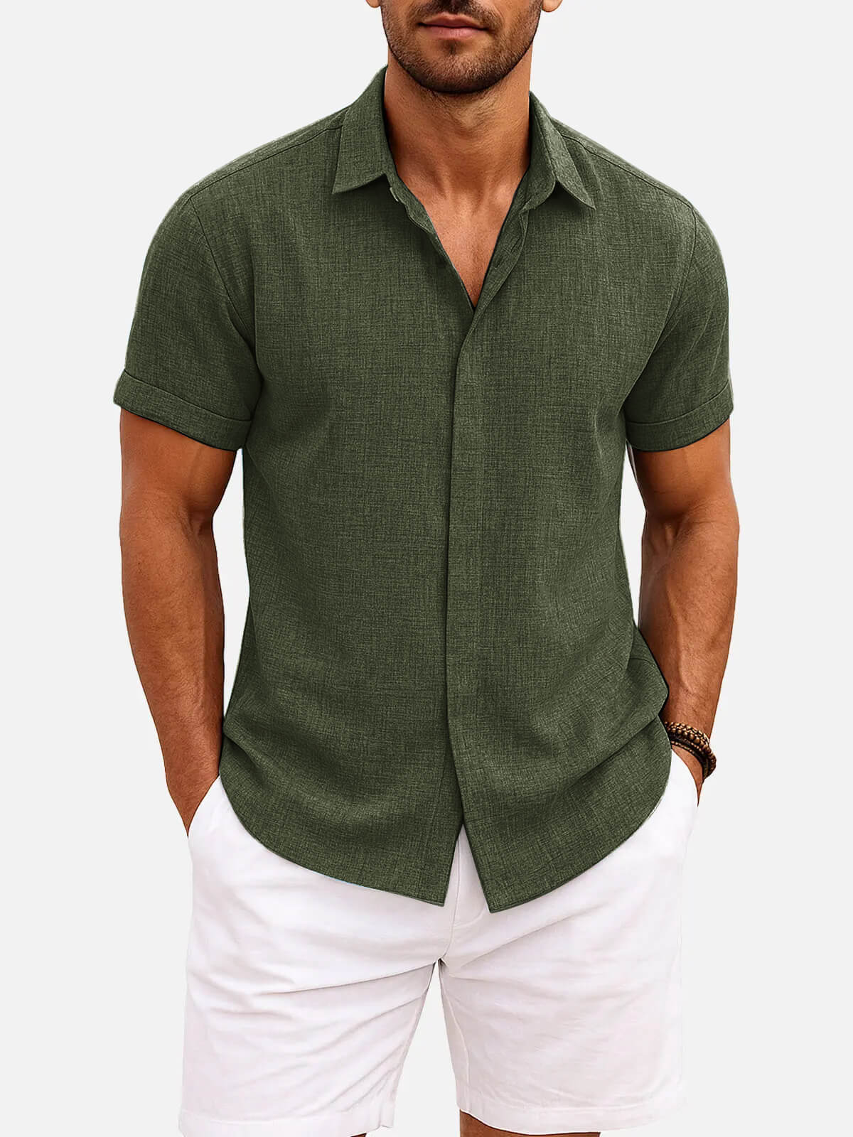 Walt -  Button-Down Short Sleeve Shirt | By Mason & Reed London