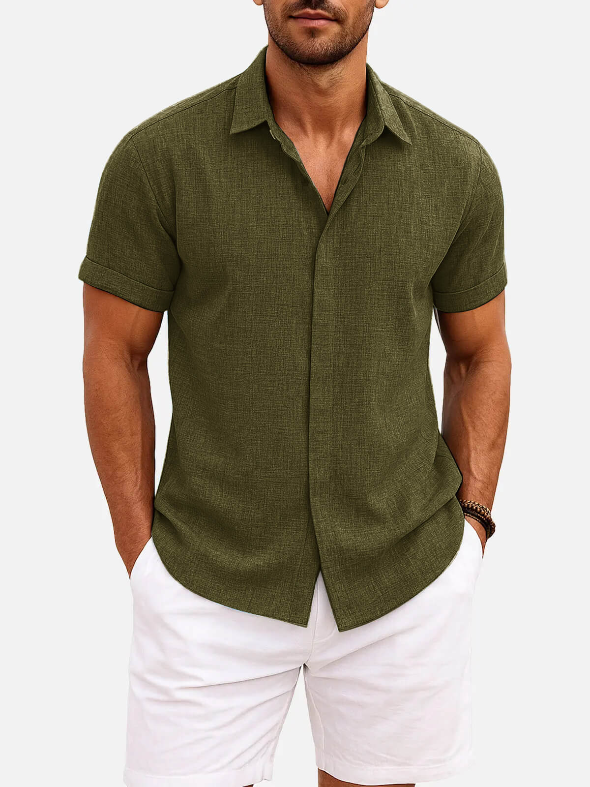 Walt -  Button-Down Short Sleeve Shirt | By Mason & Reed London