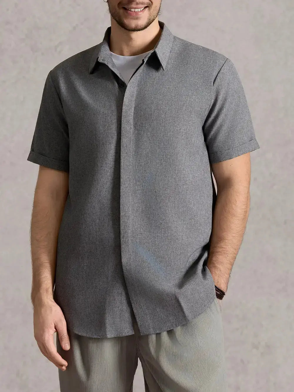 Walt -  Button-Down Short Sleeve Shirt | By Mason & Reed London