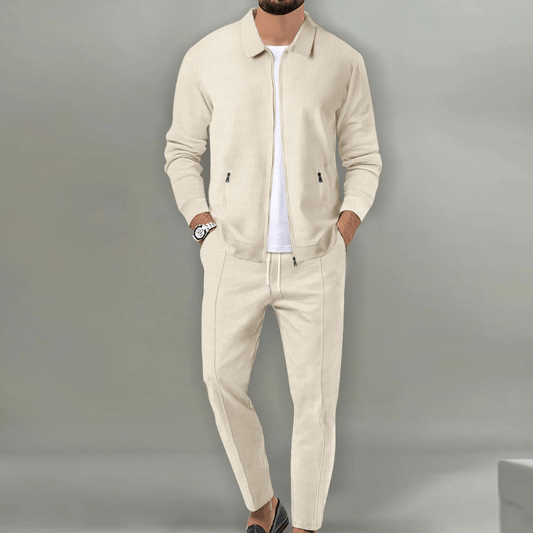 Dorian - Modern Textured Jacket & Trouser Set | By Mason & Reed London