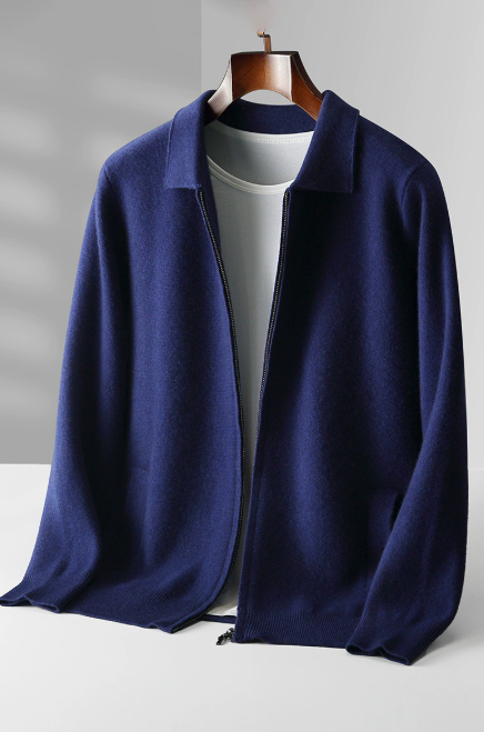 Oliver - Casual cardigan POLO vest | By Mason & Reed London