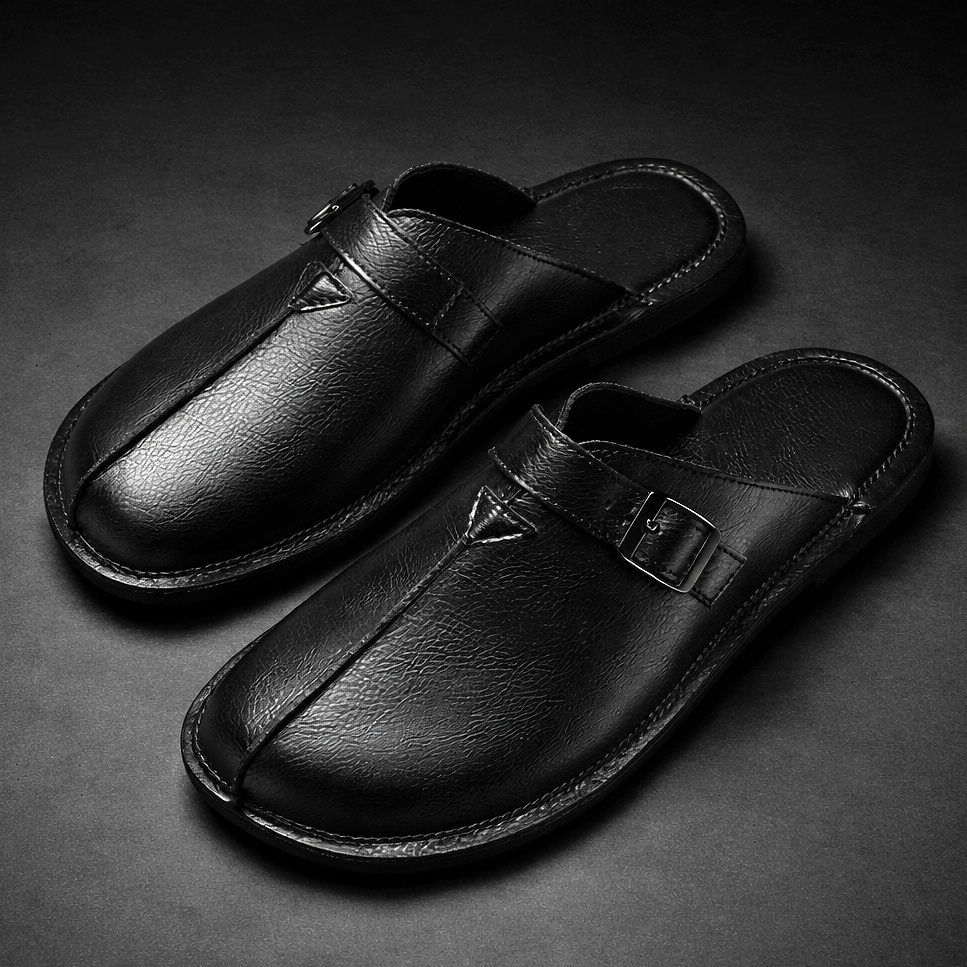 Ross - Classic Slip-On Comfort Mules | By Mason & Reed London