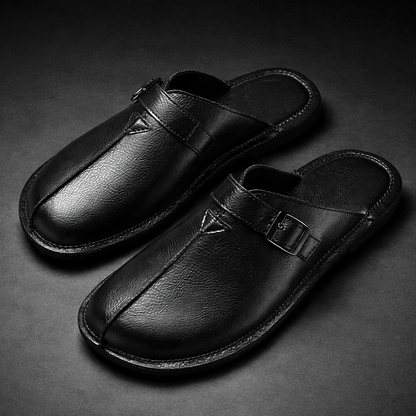 Ross - Classic Slip-On Comfort Mules | By Mason & Reed London