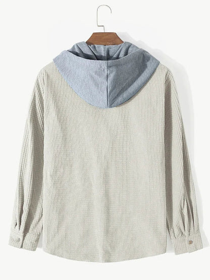 Mika - Relaxed Hooded Overshirt | By Mason & Reed London
