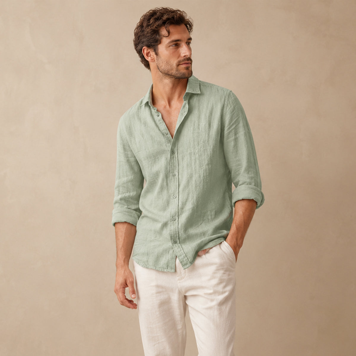 Bratt - Relaxed Coastal Button Shirt | By Mason & Reed London
