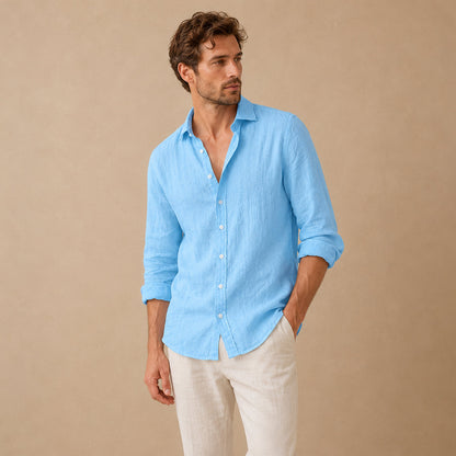 Bratt - Relaxed Coastal Button Shirt | By Mason & Reed London